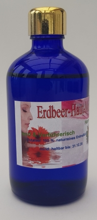 Erdbeer-Haut-Massageöl, 100 ml
