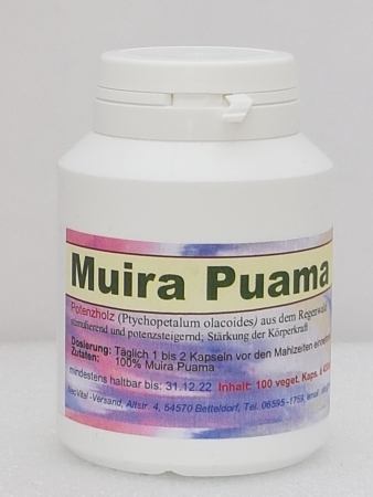 Muira Puama, 100 Kaps.
